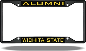 Wichita State ALUMNI Black License Plate Frame - Picture 1 of 1