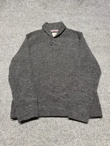 Relwen Thermo Rib Shawl Sweater Stretch dunkelgrau Pullover Herren Large - Bild 1 von 7