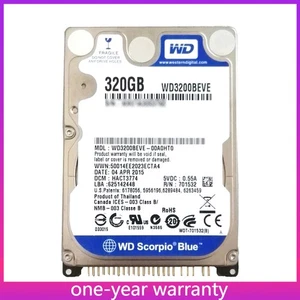 Western Digital WD3200BEVE 5400RPM IDE 320GB PATA 2.5" Laptop Hard Disk Drive - Picture 1 of 3