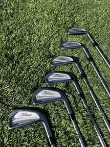 Titleist CB 718 Forged Iron Set 6pcs (4-5- 6-7-8-9) Flex S Shaft KBS TOUR 130 - Picture 1 of 10