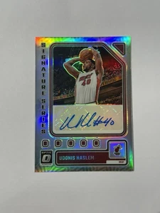 2023-24 Donruss Optic SILVER PRIZM Signature Series SS-UDH Udonis Haslem Auto SP - Picture 1 of 2