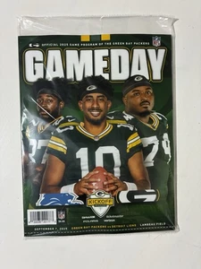 Green Bay Packers Lions GameDay Program 9/7/25 2 replica Tickets Micah Parsons - Picture 1 of 4
