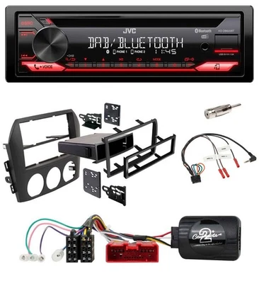 JVC CD DAB USB Bluetooth Lenkrad Autoradio für Mazda MX 5 NC 2005-2008 - Bild 1 von 4