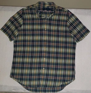 Camicia uomo RALPH LAUREN taglia XL manica corta collo abbottonato a quadri - Foto 1 di 4