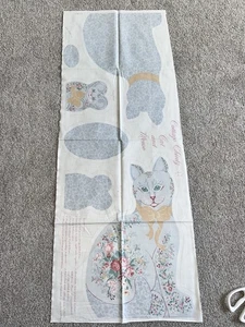 Paneles de tela vintage para gato y ratón de cabaña Chintz - Imagen 1 de 3