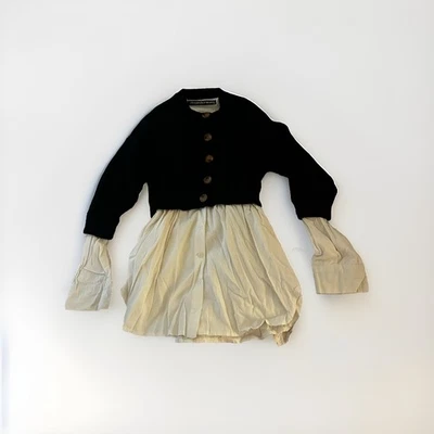 Cárdigan Suéter Camisa Alexander Wang Blanco y Negro S Xs Foto 1 de 4