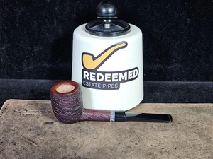 Eric Paulson Light Sandblasted Billiard w/ Colorful Accent American Artisan Pipe - Picture 1 of 11