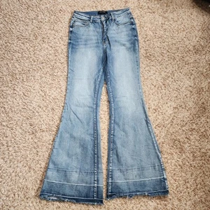 Judy Blue Los Angeles Flare High Rise Women Sz 11 30 Jeans - Picture 1 of 9