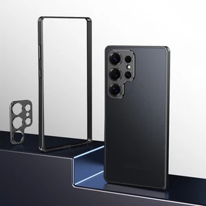 Slim Thin Aluminum Metal Shockproof Bumper For Samsung S25 Ultra S24 S23 - Picture 1 of 18