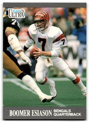 1991 Fleer Ultra Boomer Esiason Cincinnati Bengals #15 - Image 1 of 2