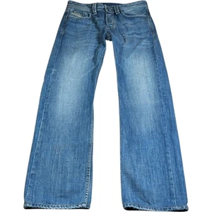 Diesel Larkee Herren Jeans W33 L32 blau Baumwolle Denim Straight Classic - Bild 1 von 12