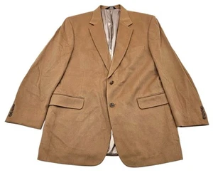 Jos A Bank Camel 100% Cashmere Blazer Sports Coat -44R- - Picture 1 of 6