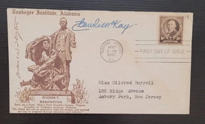 CLAUDE MCKAY Signed 1940 FDC Harlem Renaissance Poet Booker T Washington Tuskege - Picture 1 of 2