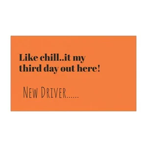 Car Magnets - New Driver Magnetic Decal, Student Driver Car Sign, Teen Driver - Picture 1 of 9