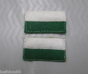 WW1 4th AIF Battalian color patchs=one pair - Picture 1 of 8