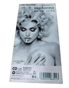 MADONNA Bad Girl / Fever JAPAN 3" CD LONGBOX - Foto 1 di 3
