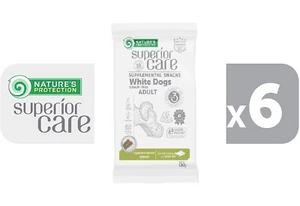 Nature's protection white dogs - 6 confezioni SNACK PER CANI DENTAL - 150 GR - Foto 1 di 2