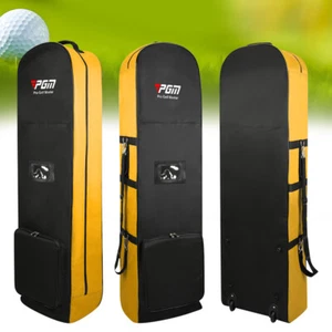 Golf Travel Bag Soft Sided Golf Travel Case For Airlines With Hard Shell&Wheels - Picture 1 of 12