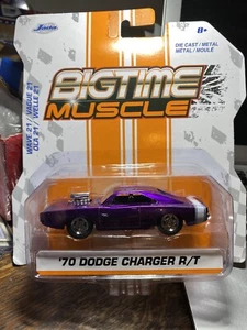 Jada Toys-Big Time Muscle-70 Dodge Charger R/T Real Riders - Picture 1 of 1