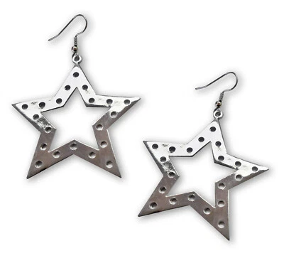Висячие серьги Super Celestial Star с серебряной полированной отделкой No991 - Изображение 1 из 4
