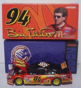 Action 2000 1:24 #94 Bill Elliott McDonald's Ford Diecast Model Nascar Bank - Picture 1 of 9
