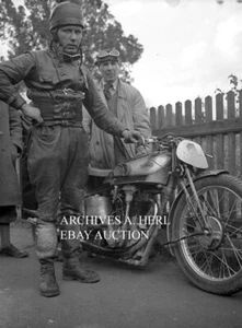 Norton International racer Rudolph Runtsch 1935 Isle of Man TT motorcycle photo - Picture 1 of 1