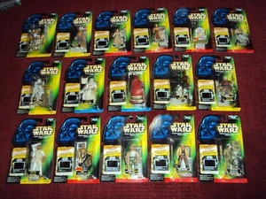 STAR WARS POTF GREEN FREEZE FRAME CANADIAN CANADA 1998 LOT 16 FIGURES 3.75" MOC - Picture 1 of 4