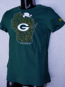NUEVO CON ETIQUETAS Green Bay Packers Mujer S Verde NFL Fútbol Camiseta Duluth Wisconsin - Imagen 1 de 6