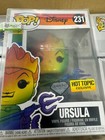 Funko Pop Ursula 231 Hot Topic Diamond Pride Rainbow