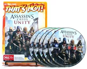 Assassins Creed: Unity (PC) ● 5x DVD Rom ● Fast n Free AU Post ● Excellent Condn - Picture 1 of 3