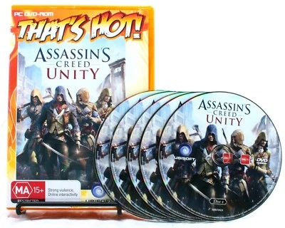 Assassins Creed: Unity (PC) ● 5x DVD Rom ● Fast n Free AU Post ● Excellent Condn - Image 1 of 3