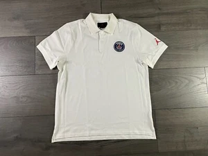 Jordan PSG Modern White Sample Polo Shirt Men’s Size Large New DB6483-100 - Picture 1 of 11