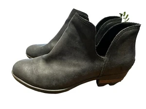 Sorel Women's Lola Boot Size 10.5 Waterproof Rain Bootie Cutouts Low Heel. B12 - Picture 1 of 5