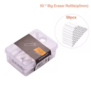 tenwin 50PC Electric Eraser Refills Replaceable Rubbers Stationery for Kids D5M6 - Picture 1 of 10