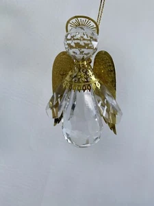 Christmas Angel Ornaments Gold Accent Made in Taiwan - Picture 1 of 6