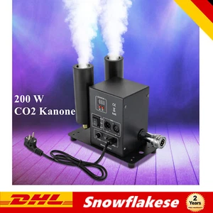 200 W Co2 Kanone Nebelmaschine Dmx / Manuell Rauchmaschine Smoking Machine - Bild 1 von 17