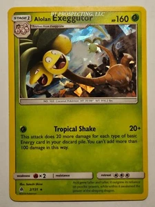 2018 SUN & MOON FORBIDDEN LIGHT Alolan Exeggutor 2/131 Holo - Picture 1 of 2