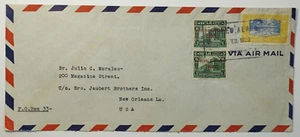 1939 Nicaragua US Constitution 150th Anniv. Postal History Airmail C208 & #C249  - Picture 1 of 2