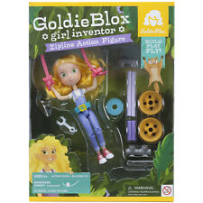 Goldie Blox Girl Inventor Zipline Action Figure-NEW-Packaging slightly worn out.