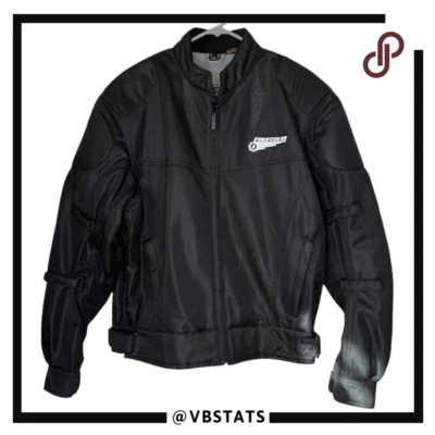 Firstgear Men's High Performance Hypertex Mesh Biker Jacket Black Size Large - Image 1 of 4