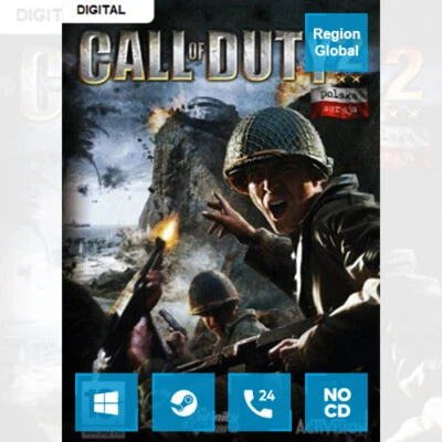 Call of Duty 2 for PC Game Steam Key Region Free - Image 1 of 4
