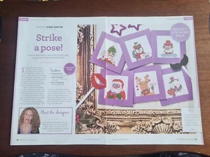 Strike A Pose! Photo Booth Cards Cross Stitch Pattern - Pattern Only - Picture 1 of 4