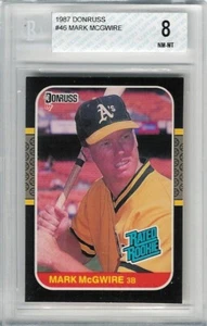 1987 Donruss #46 Mark McGwire RC BGS 8 NM-MT - Picture 1 of 1