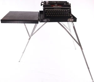 Estuche y soporte para máquina de escribir portátil Underwood - Imagen 1 de 13