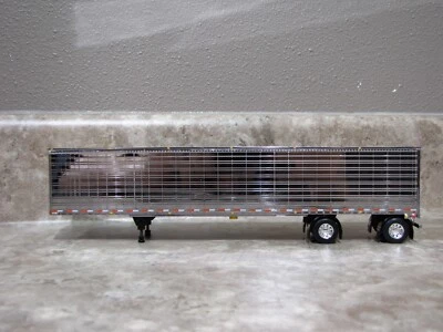 DCP 1:64 черный хром 53 фута универсальные сухие товары раздвижная ось прицеп сельскохозяйственная игрушка - Изображение 1 из 2