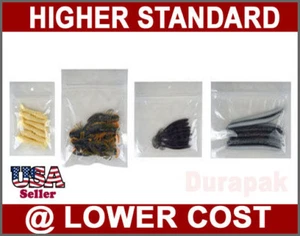 1000~ 8 x 4" Zip Zipper Reclosable Lock Fish Bait Bags Lure Retail Packaging - Picture 1 of 3