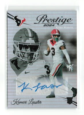 KAMARI LASSITER #327 RC 2024 PANINI PRESTIGE TEXANS AUTO - Image 1 of 2