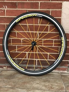 Spinergy XAERO Road Bike Front Wheel - Yellow Spokes 650c (571) - Picture 1 of 5