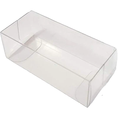 F. CARUSO 25 scatole bomboniere trasparenti pvc 7x3x2 cm FCA-PVC22-25