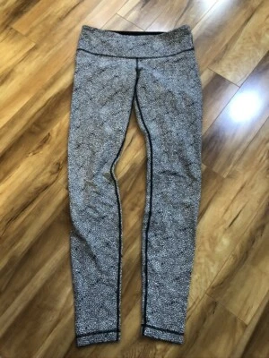Legging Lululemon Wunder Under Crop III gris jacquard 6 Foto 1 de 4